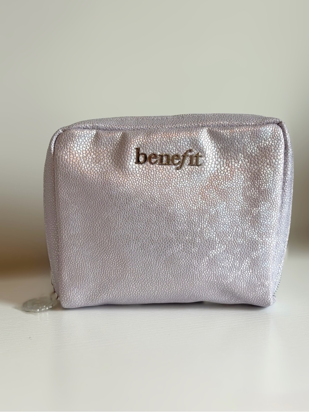Benefit Metallic Lavender Makeup Bag Pouch